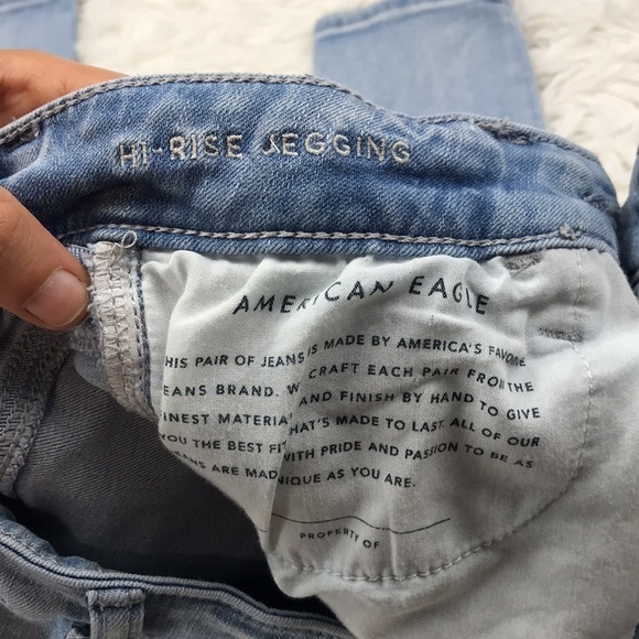 American Eagle Light Wash Jeggings - Picture 5 of 8